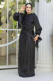 Black Modest Gown 47261S - 2