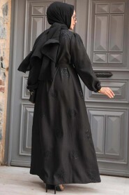 Black Modest Maxi Dress 30442S - 3