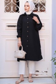 Black Modest Plus Size Tunic 70881S - 2