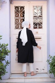 Black Modest Plus Size Tunic 70881S - 4
