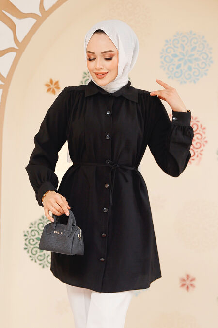 Black Modest Top 10025S - NEVA STYLE
