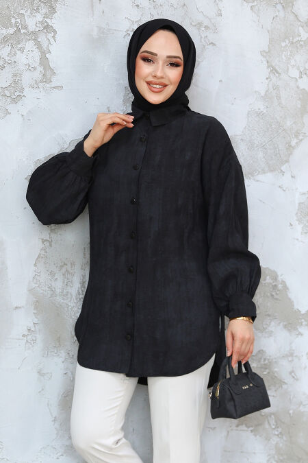 Black Modest Top 10113S - NEVA STYLE