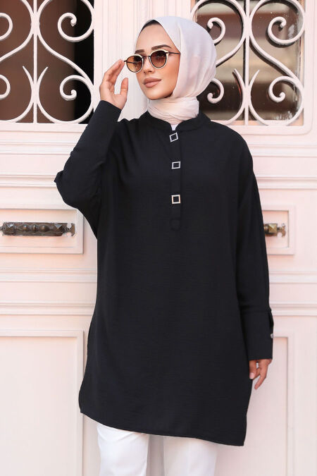 Black Modest Top 41261S - NEVA STYLE