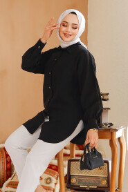 Black Modest Tunic 10059S - 3