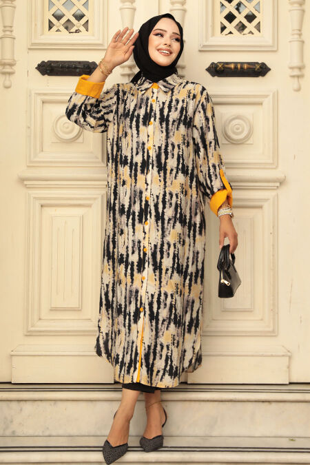 Black Modest Tunic 10515S - NEVA STYLE