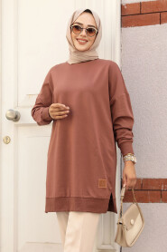 Brown Modest Tunic 30644KH - 2