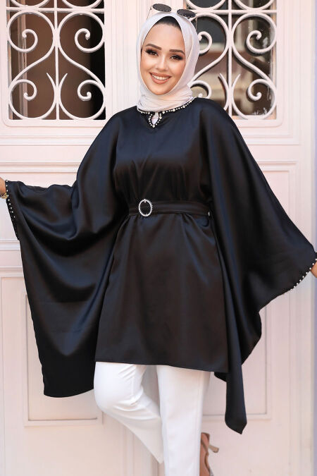 Black Modest Tunic 41443S - NEVA STYLE