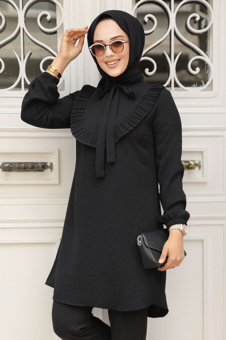 Black Modest Tunic 6682S - NEVA STYLE