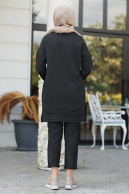 Black Hijab Sweatshirt & Tunic 42010S - 3