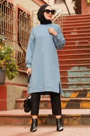 Blue Hijab Tunic 16020M - 1