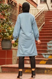 Blue Hijab Tunic 16020M - 2