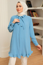 Blue Hijab Tunic 61591M - 2