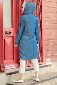 Blue Hijab Tunic 89160M - 2