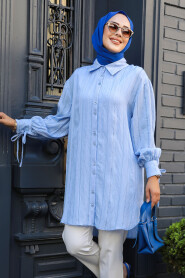 Blue Modest Top 10510M - 1