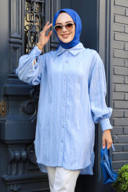 Blue Modest Top 10510M - 2