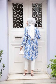 Blue Modest Top 11695M - 4