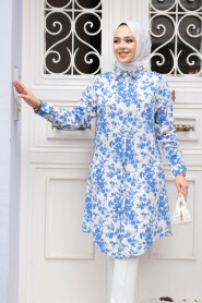 Blue Modest Top 11695M - 2
