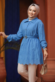 Blue Modest Tunic 14252M 