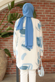 Blue Modest Tunic 32547M - 4