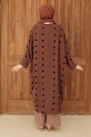 Brown Hijab Cardigan 6330KH - 2