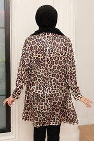 Brown Hijab Tunic 10461KH - 2