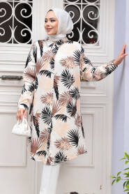 Brown Hijab Tunic 11560KH - 2
