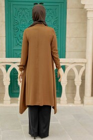 Brown Hijab Tunic 24460KH - 3