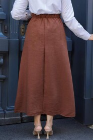 Brown Modest Skirt 70321KH - 2