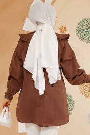 Brown Modest Top 10074KH - 4