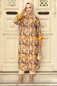 Brown Modest Tunic 10515KH - 2