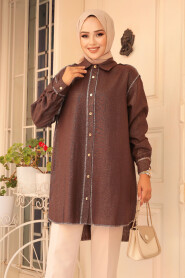 Brown Modest Tunic 10522KH - 1