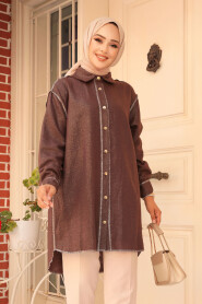 Brown Modest Tunic 10522KH - 2