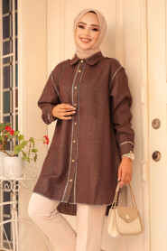 Brown Modest Tunic 10522KH - 3