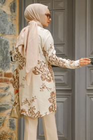 Brown Modest Tunic 11691KH - 3