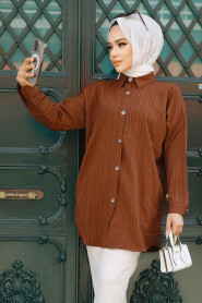Brown Modest Tunic 20405KH - 2