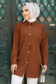 Brown Modest Tunic 20405KH - 3