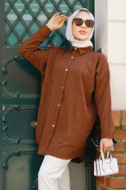 Brown Modest Tunic 20405KH - 1