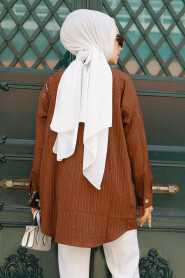 Brown Modest Tunic 20405KH - 4