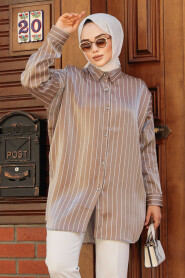 Brown Modest Tunic 21401KH - 1