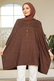 Brown Modest Tunic 41351KH - 1