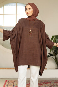 Brown Modest Tunic 41351KH - 2