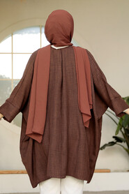 Brown Modest Tunic 41351KH - 3