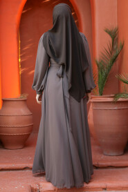  Brown Modest Wedding Dress 4448KH - 4