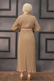Camel Hijab Dress 2751C - 2