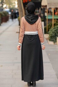 Camel Hijab Dress 52130C - 2