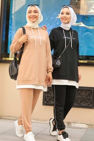 Camel Hijab Suit 1583C - 2