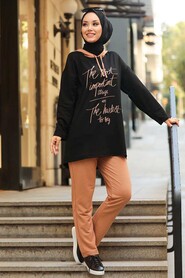 Camel Hijab Suit 4327C - 1