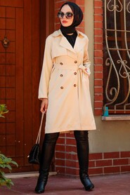 Camel Hijab Trenchcoat 263C - 5