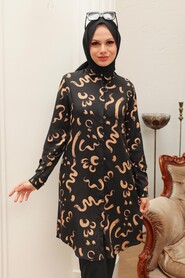 Camel Hijab Tunic 11587C - 1