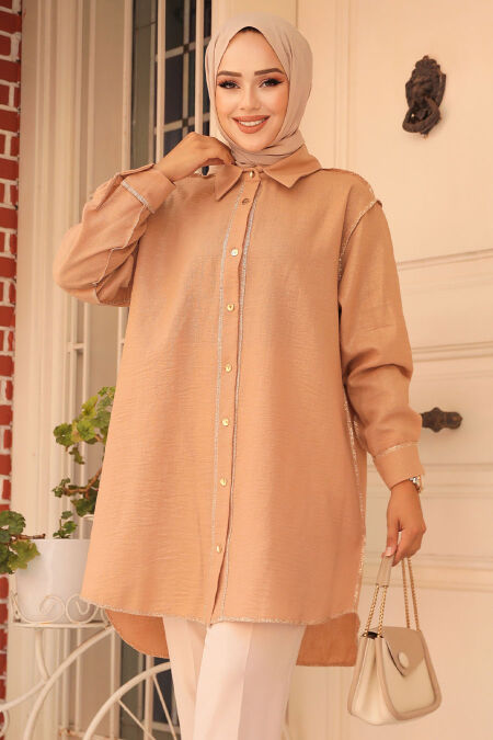 Camel Modest Tunic 10522C - NEVA STYLE